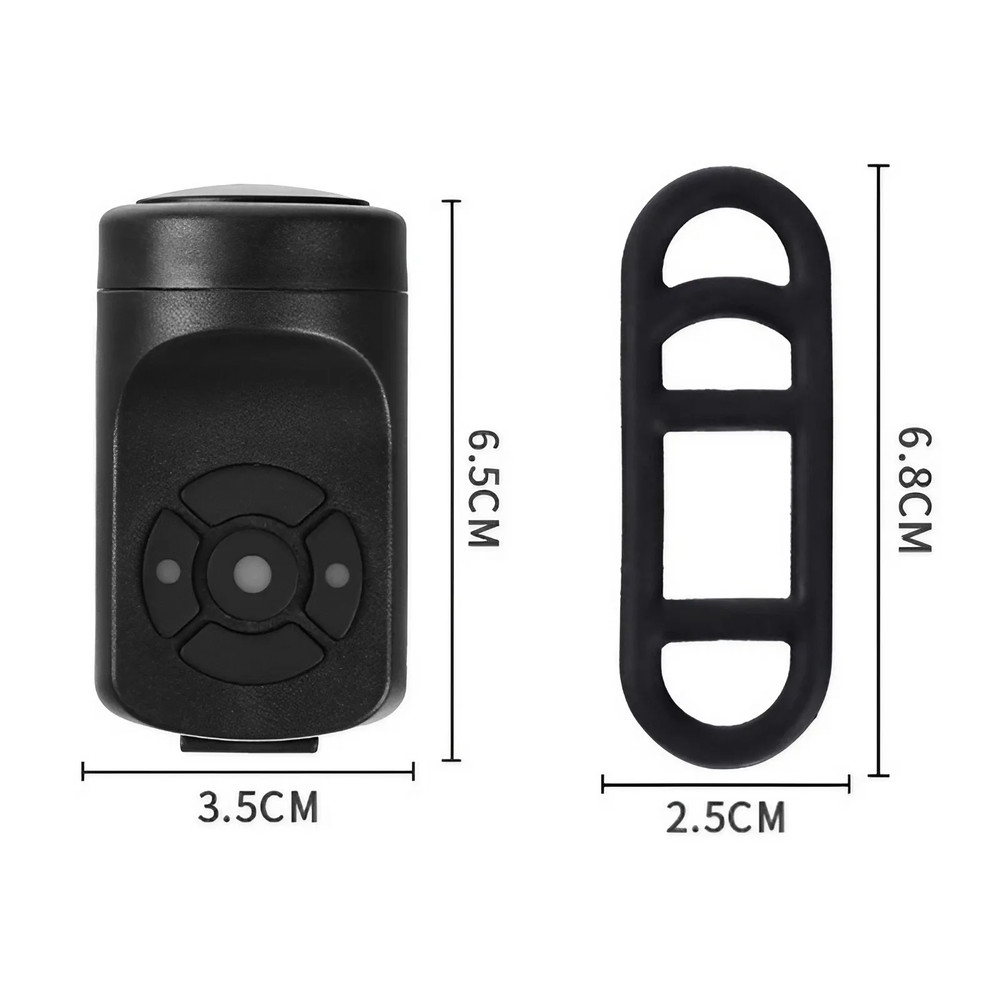 USB Rechargeable Bicycle Electric Horn Black ABS Cycling Bell Super Loud Riding Speaker Bike Safety 5
