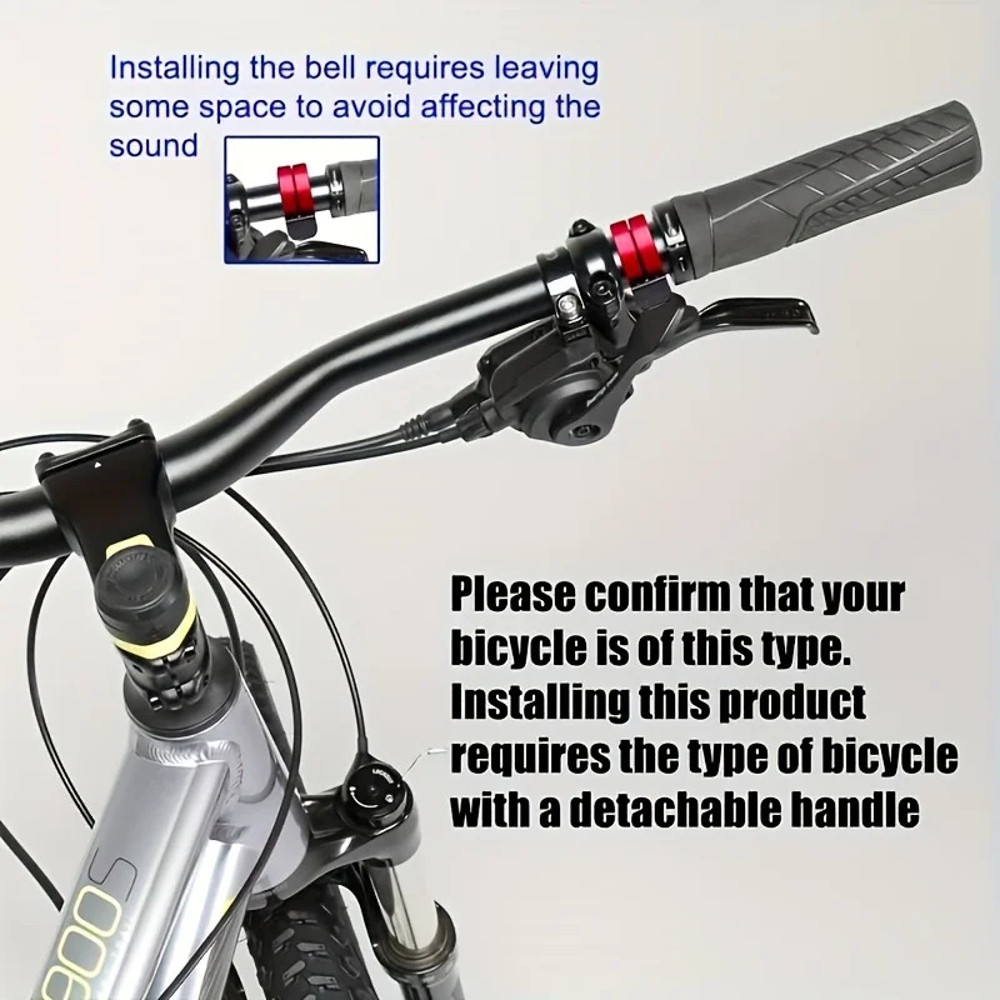 Super Loud Bicycle Bell Folding Bike Invisible Horn Adult Bicycle Accessory 4