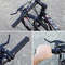 Alloy Lock Bicycle Rubber Grips, Double Aluminum Lock Handlebar Grips, Non Slip Bike Grips