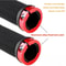 Alloy Lock Bicycle Rubber Grips, Double Aluminum Lock Handlebar Grips, Non Slip Bike Grips