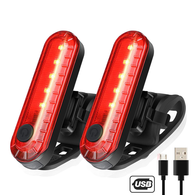 USB Rechargeable Rear Bike Light Ultra Bright Bicycle Taillight For Cycling Safety Easy To Install 6