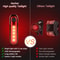 Bright Bicycle Rear Light USB Rechargeable LED Bike Tail Light Safety Cycling Flashlight Lighting M 3