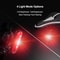 Bright Bicycle Rear Light USB Rechargeable LED Bike Tail Light Safety Cycling Flashlight Lighting M 1
