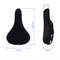 Flannelette Bike Seat Wheelie Black Bicycle Saddle With Logos Embroidery Logo Rail 4