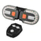 LED Bicycle Turn Signal Light, USB Rechargeable Rear Lamp, Wireless Bike Tail Light for Safety