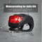 Waterproof Silicone Bike Light Set, Front Bicycle Head Lamp, Rear Taillight Flashlight for Cycling Visibility
