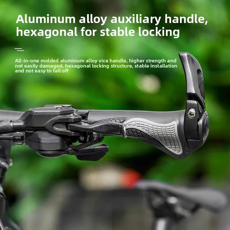 Ergonomic Bike Handlebar Grips Shockproof Road Bicycle Grips Anti Slip Comfortable Shock Absorbing  1