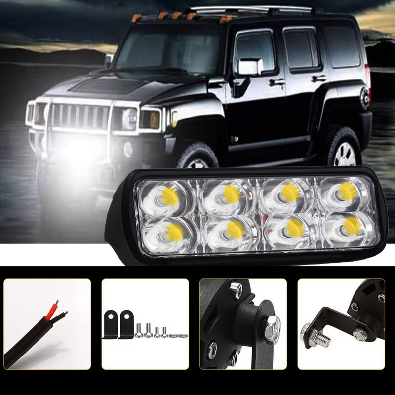 Waterproof LED Light Bar Floodlight Spotlight Work Lamp For Truck Jeep SUV Boat 3