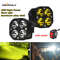 Square LED Work Lights, Motorcycle Pod Lamp, Offroad Tractor Truck UTV ATV Fog Spotlight