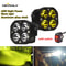 Square LED Work Lights, Motorcycle Pod Lamp, Offroad Tractor Truck UTV ATV Fog Spotlight