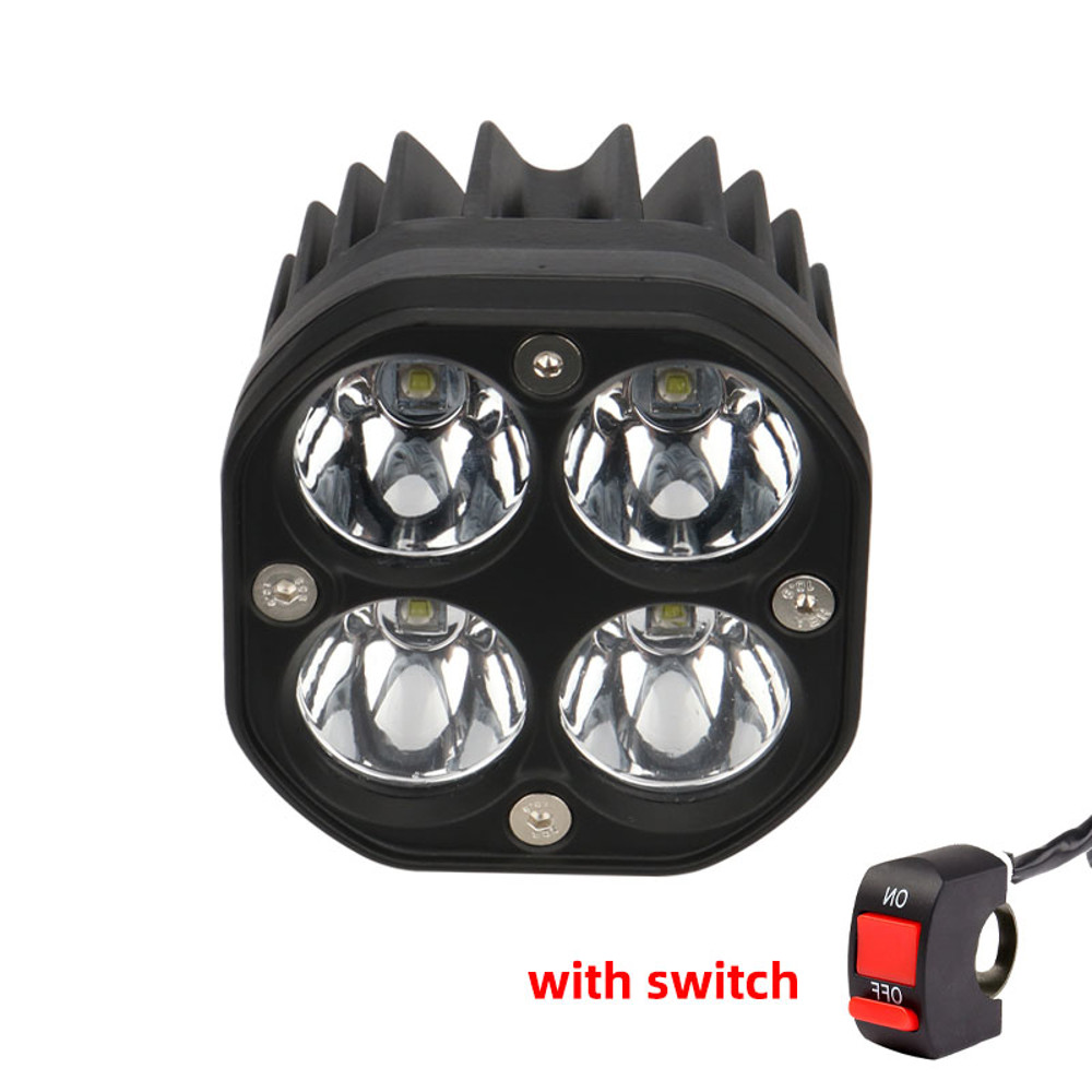 Square LED Work Lights, Motorcycle Pod Lamp, Offroad Tractor Truck UTV ATV Fog Spotlight
