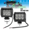 Car Led Light Bar Spot Flood Work Lamp For Off Road Truck SUV Motorcycle Tractor Boat ATV 2