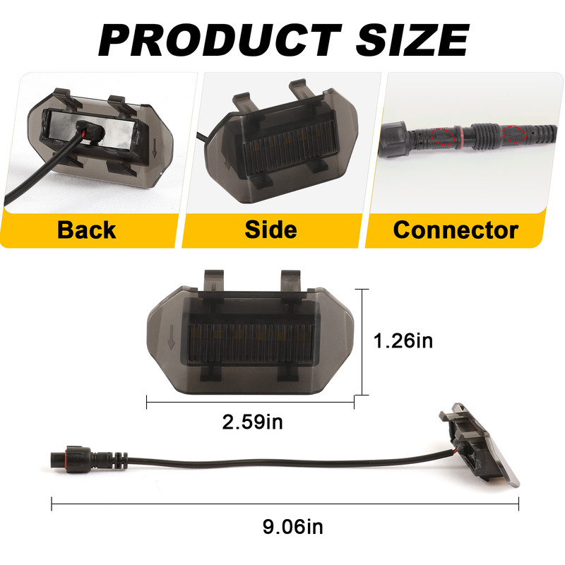 Jeep Wrangler Front Grill Lights Grill Accessories Bright LED Grill Grills Fit 7