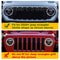 Jeep Wrangler Front Grill Lights Grill Accessories Bright LED Grill Grills Fit 3
