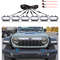 Jeep Wrangler Front Grill Lights Grill Accessories Bright LED Grill Grills Fit 4