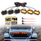 Jeep Wrangler Front Grill Lights Grill Accessories Bright LED Grill Grills Fit 5