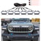 Jeep Wrangler Front Grill Lights Grill Accessories Bright LED Grill Grills Fit 6