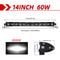 Slim Led Bar LIGHT Spot Flood Offroad Light Bar For Trucks Boat Tractor And SUV Driving 5