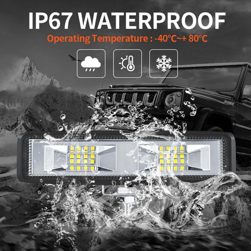 Off Road LED Light Bar 4X4 Accessories Powerful Working Light For Truck Jeep Car Boat Tractor SUV A 1