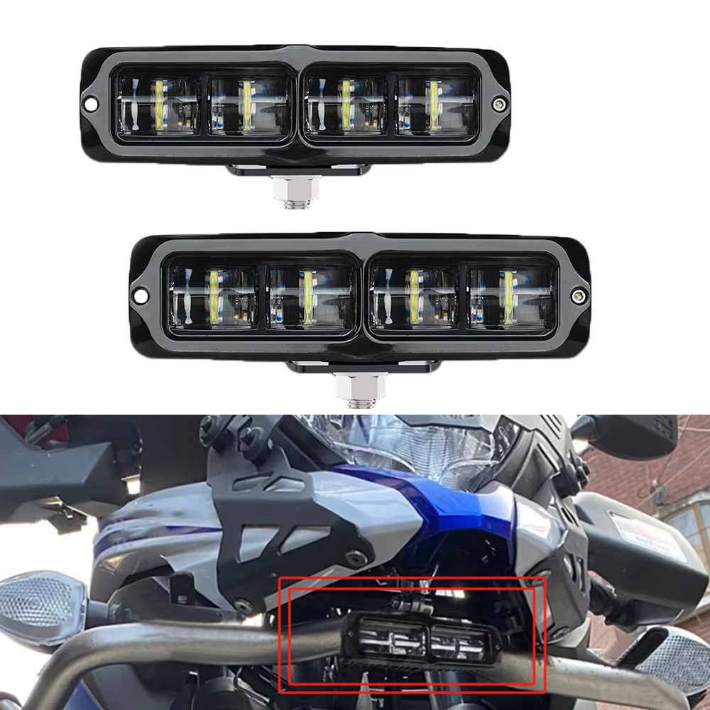 Motorcycle Fog Lights LED Light Bar Offroad Driving Running Work Light For ATV SUV Tractor Truck 0