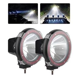 super bright hid fronts driving lights, xenon halogen spotlight for truck, jeep, boat, atv, tractor, work fog light