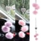 Auto Rearview Mirror Pendant Fashion Diamond Car Accessorie Bling Hairball Ornament Cute Car Decor 0