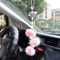 Auto Rearview Mirror Pendant Fashion Diamond Car Accessorie Bling Hairball Ornament Cute Car Decor 11