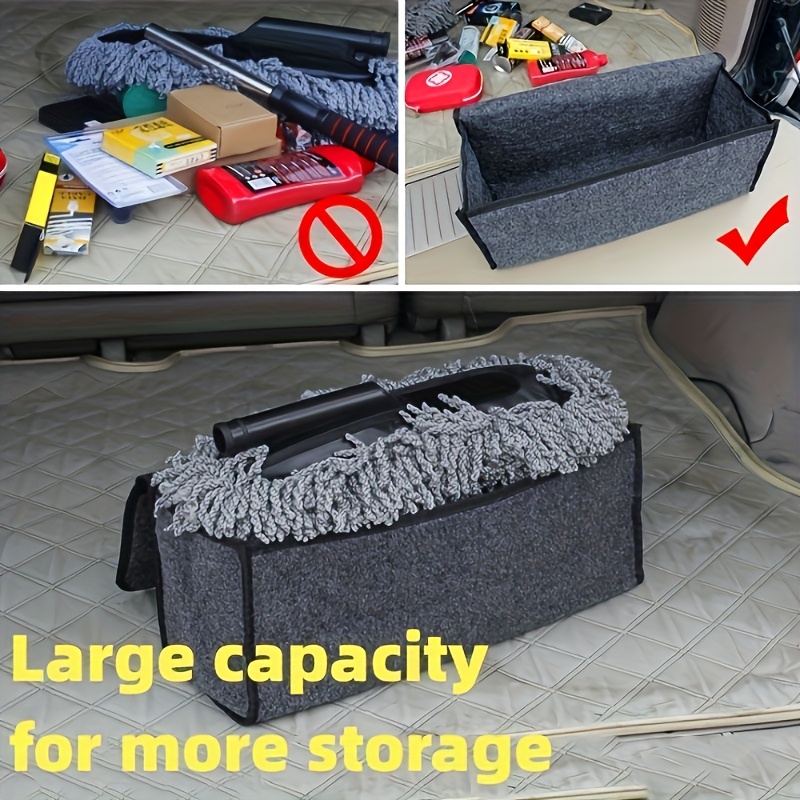 Foldable Car Trunk Storage Box With Compartments And Handle Durable Fabric Bag For SUVs Sedans Truc 1