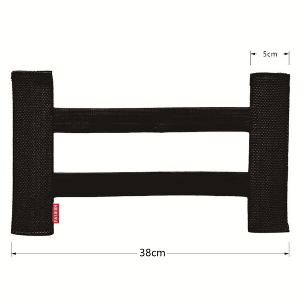 Car Interior Organizer Rear Trunk Elastic Mesh Fixed Straps Seat Back Storage Net Car Accessory 6