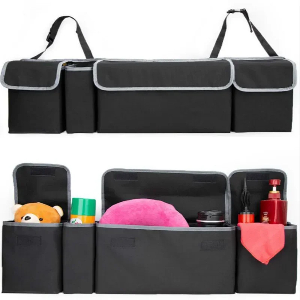 SUV Backseat Hanging Organizer Car Trunk Organizer Upgrade Storage Bags For SUV Truck MPV 3