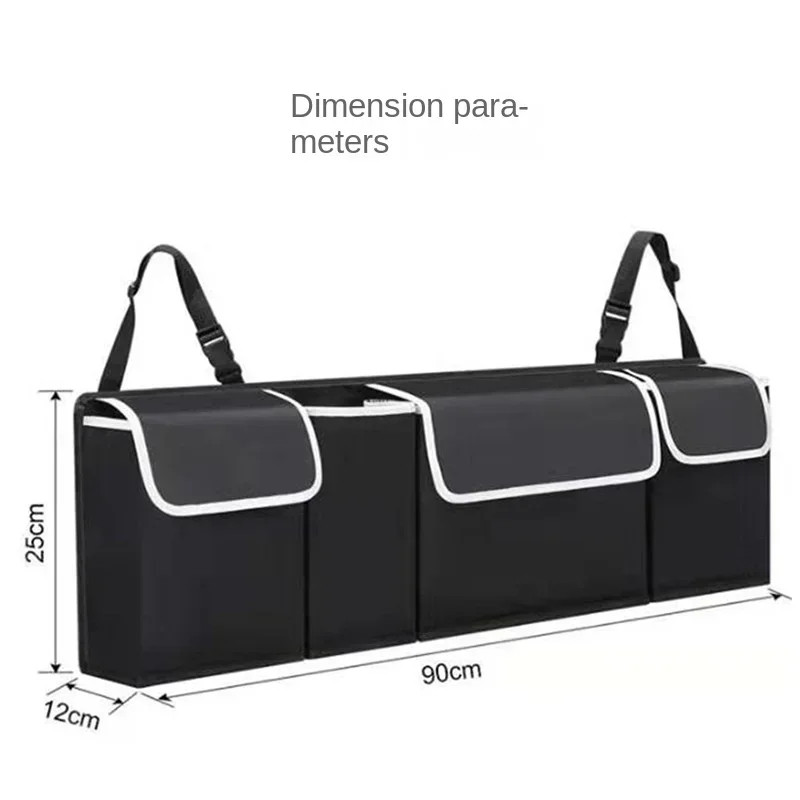 SUV Backseat Hanging Organizer Car Trunk Organizer Upgrade Storage Bags For SUV Truck MPV 4