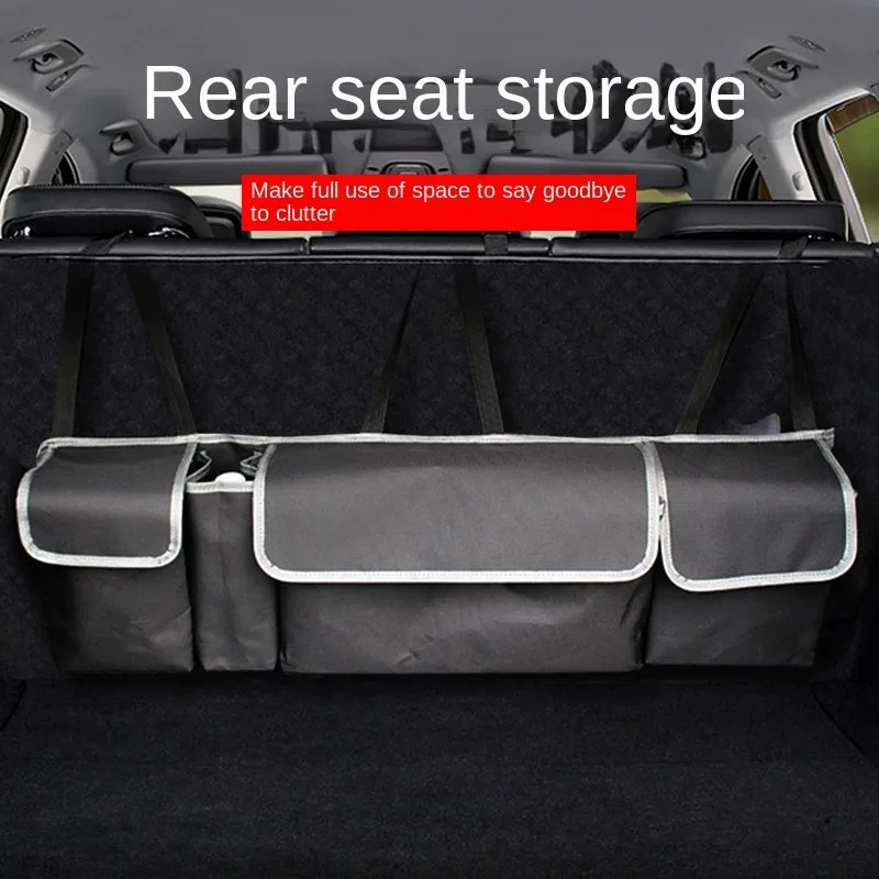 SUV Backseat Hanging Organizer Car Trunk Organizer Upgrade Storage Bags For SUV Truck MPV 6