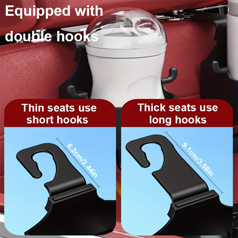 Rear Car Seat Cup Holder Multi Functional Hook Organizer Creative Car Water Cup Holder Car Interior 1