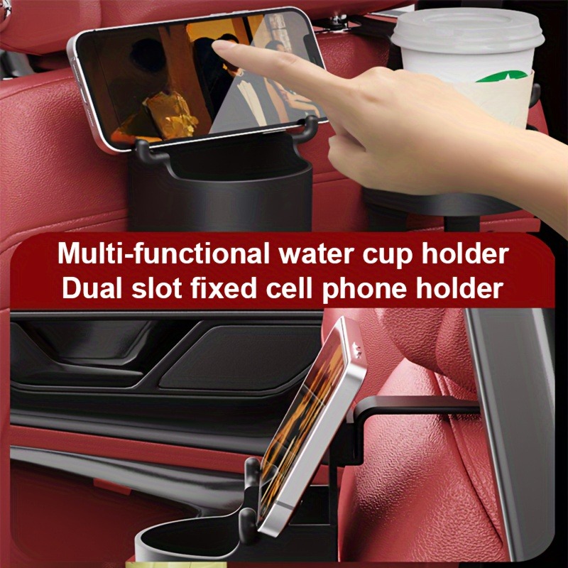 Rear Car Seat Cup Holder Multi Functional Hook Organizer Creative Car Water Cup Holder Car Interior 2