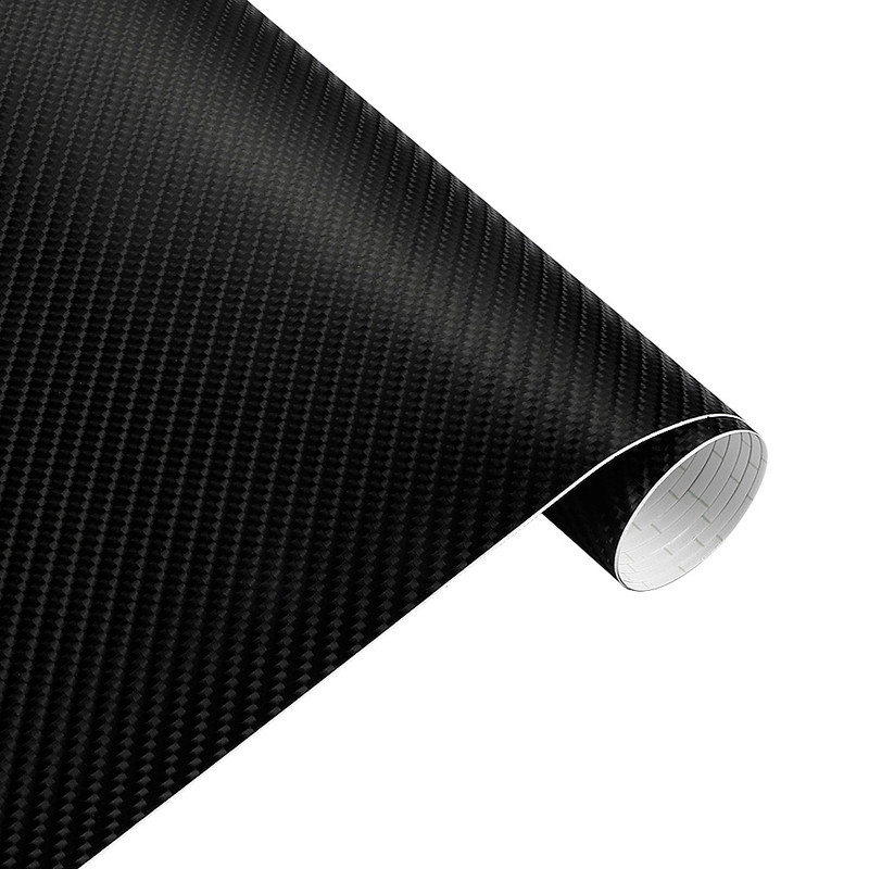 Car Styling 4D Carbon Fiber Vinyl Wrap Roll DIY Hood Roof Sticker Sheet Auto Decoration Film 7