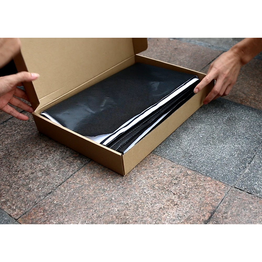 Car Styling 4D Carbon Fiber Vinyl Wrap Roll DIY Hood Roof Sticker Sheet Auto Decoration Film 3