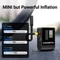 Portable Digital Inflator, Mini Electric Air Pump, Bike Accessories for Schrader and Presta Tires