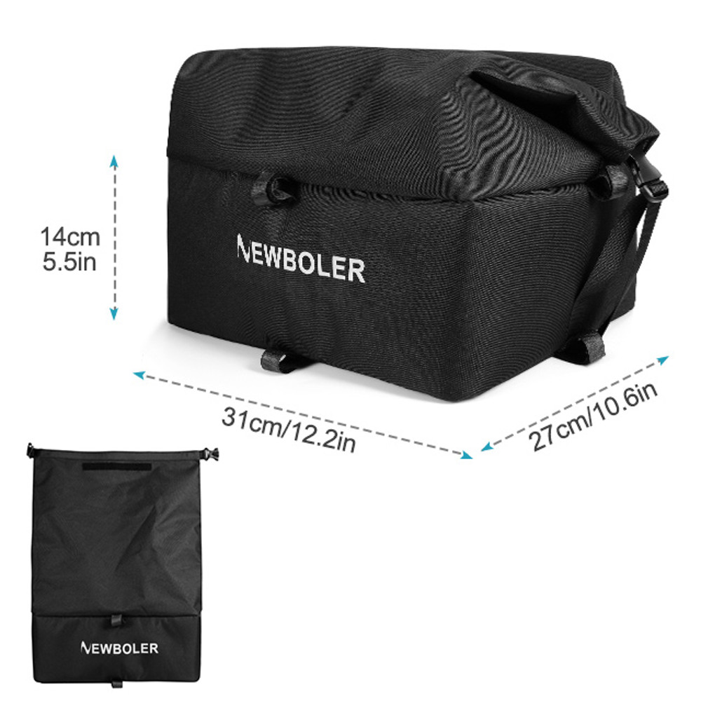 Bicycle Cargo Rack Bag Rear And Front EBike Basket Large Capacity Bike Basket For Travel And Daily 7