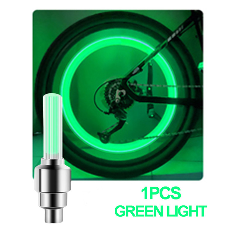 Neon Bicycle Spoke Light LED Bicycle Valve Light Night Riding Warning Bicycle Tire Valve Light Acce 10