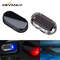 Solar Dummy Alarm Light for Cars, Wireless Fake Security LED Flashing Anti-Theft Lamp