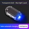 Solar Dummy Alarm Light for Cars, Wireless Fake Security LED Flashing Anti-Theft Lamp