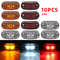 LED Trailer Tail Light External Warning Lights For Caravan Van Lorry Truck White Amber Red Side Cle 0