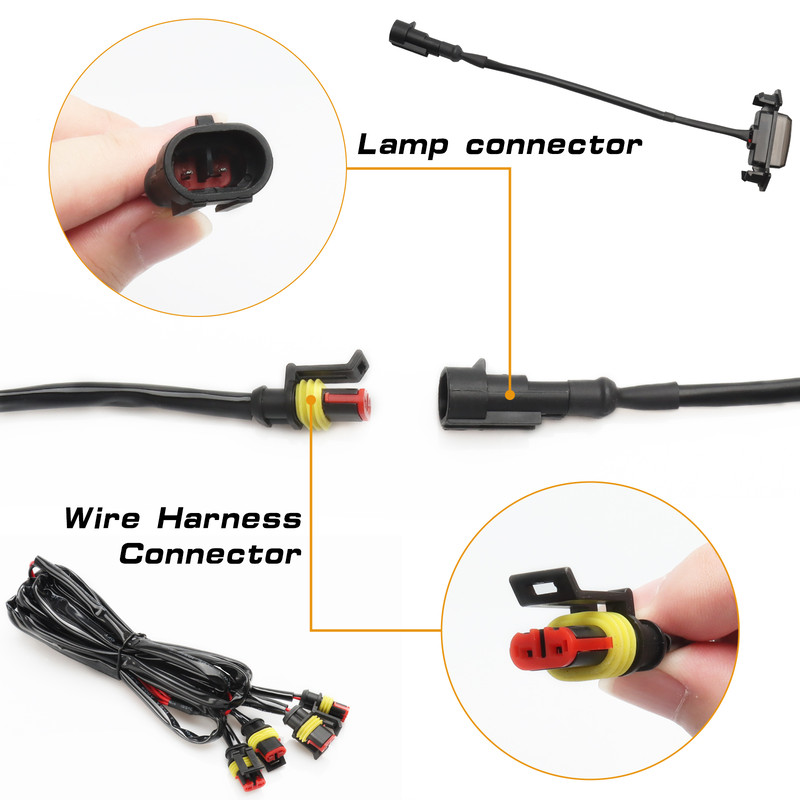 LED Front Grill Light Universal Car Grille Light DRL Daytime Running Lamp 5