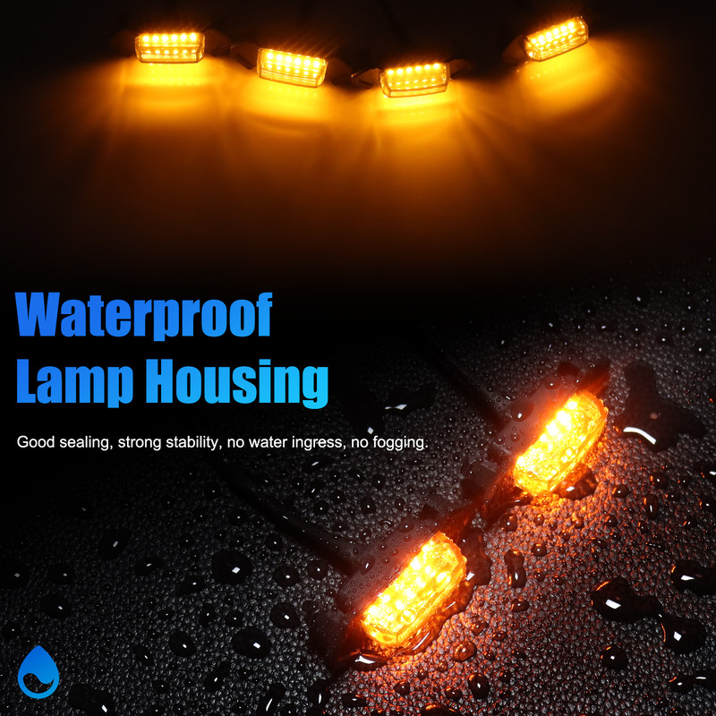 LED Front Grill Light Universal Car Grille Light DRL Daytime Running Lamp 2