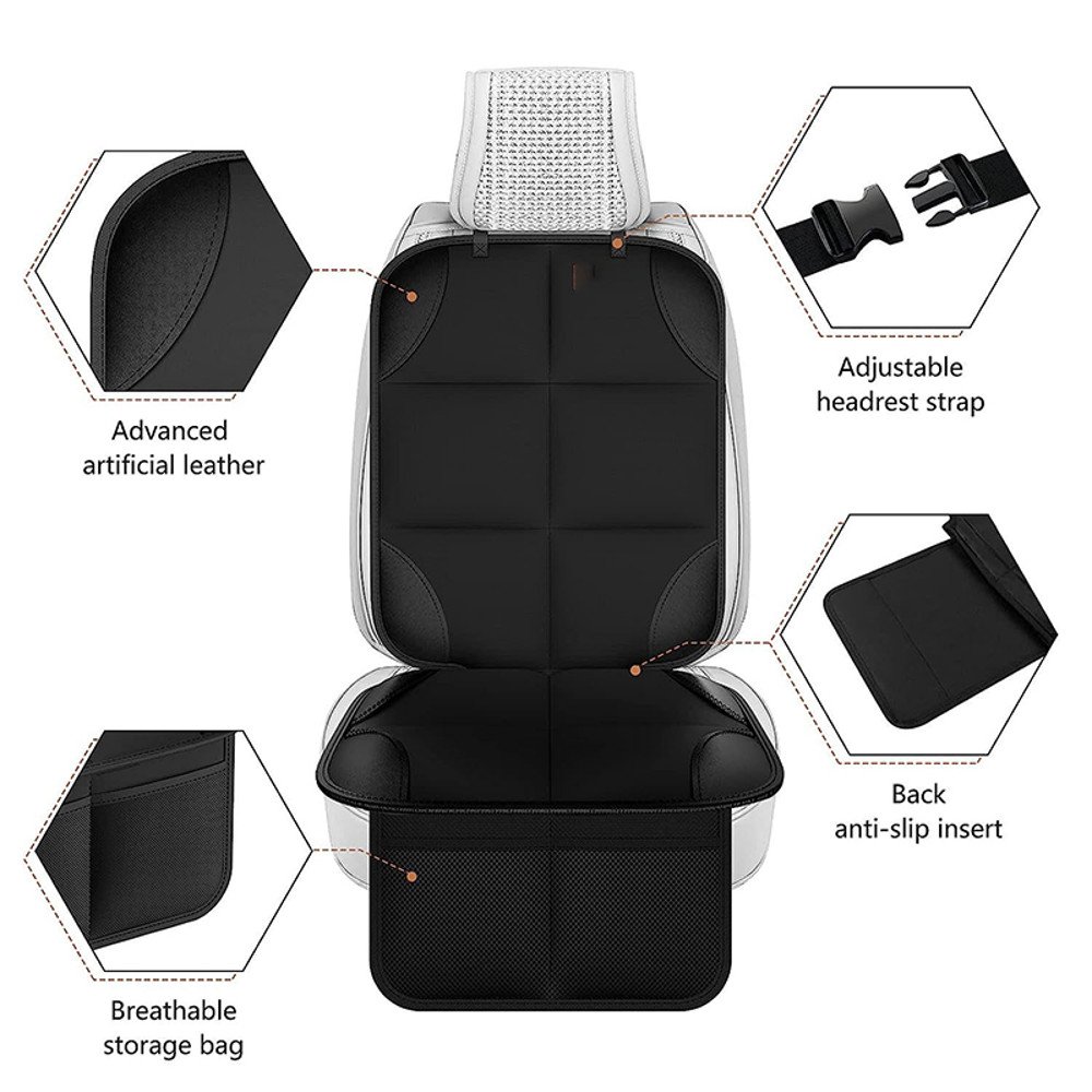 Universal Car Seat Protector Cover Waterproof Oxford Anti Slip Cushion Baby Seat Safety Mat Anti Sc