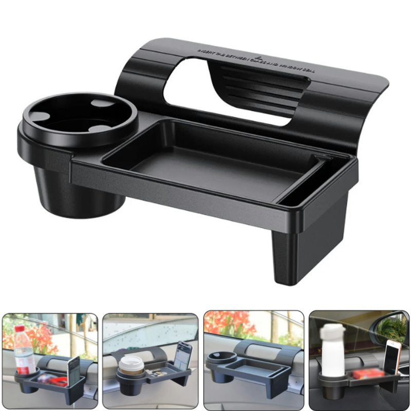 Phone Holder Cup Stand Car Door Tray Hanging Storage Barrel Auto Organizer With Pocket Rack 0