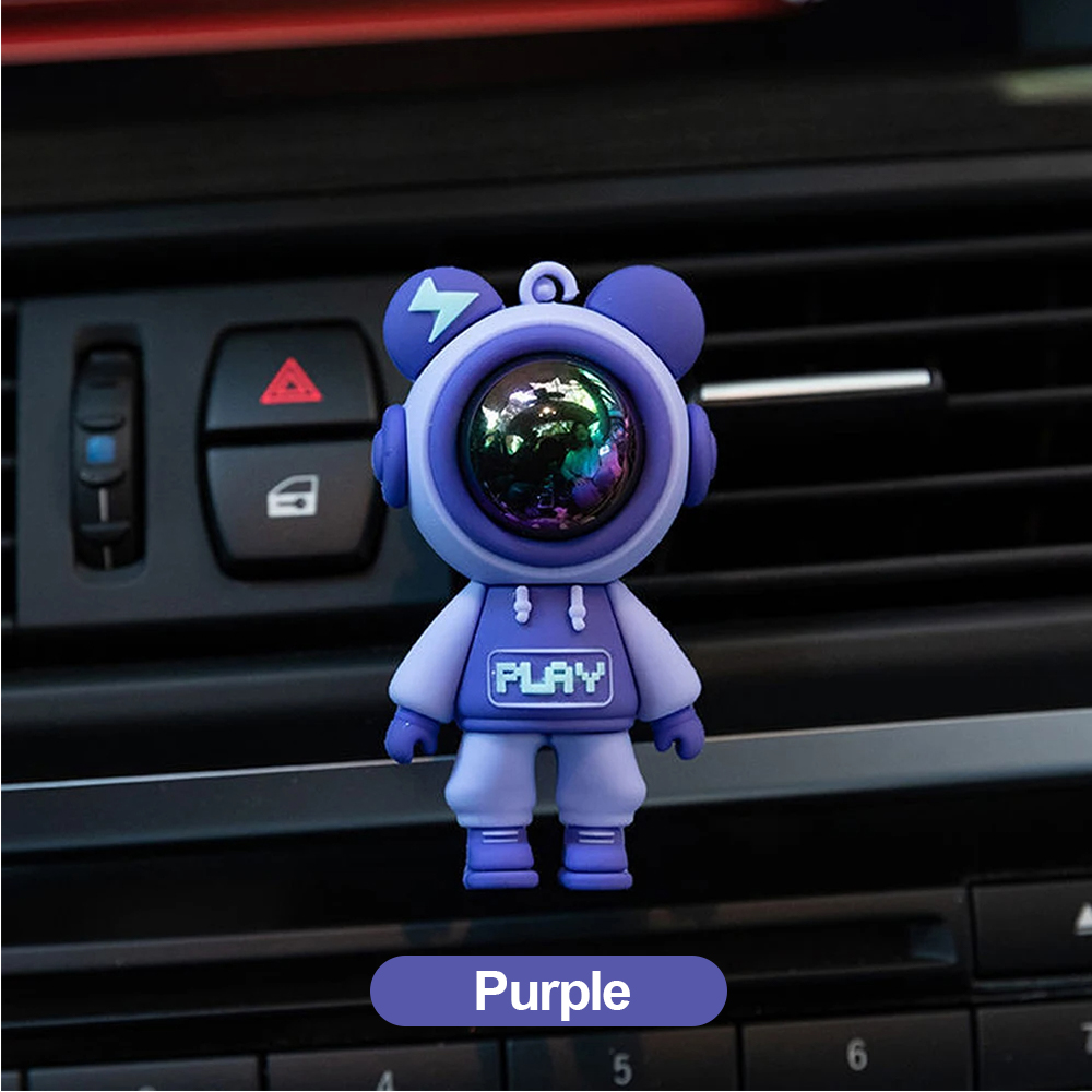 Astronaut Car Air Freshener Cute Figurines Decoration Aromatherapy Perfume Diffuser For Car Interio 7