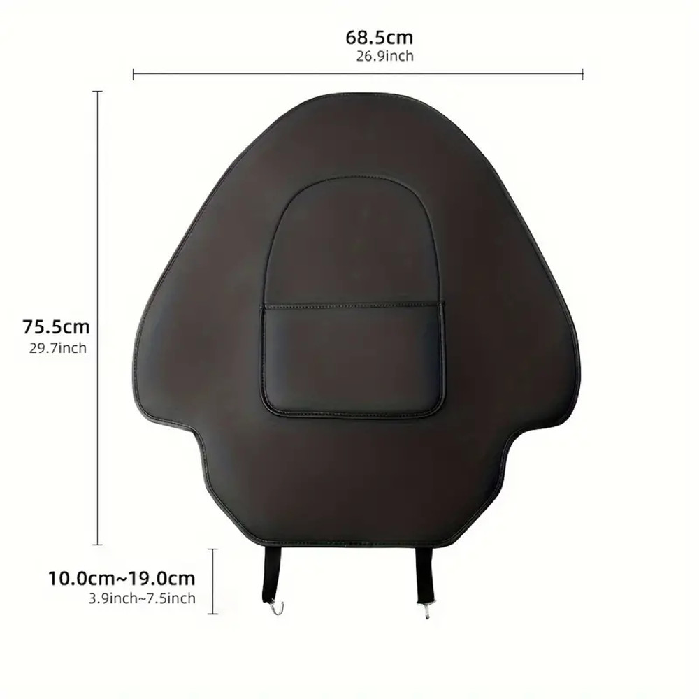 Leather Car Seat Back Protector for Tesla Y, Anti Kick Mat, Full Seat Cover Anti Scratch Pad, Premium Car Interior