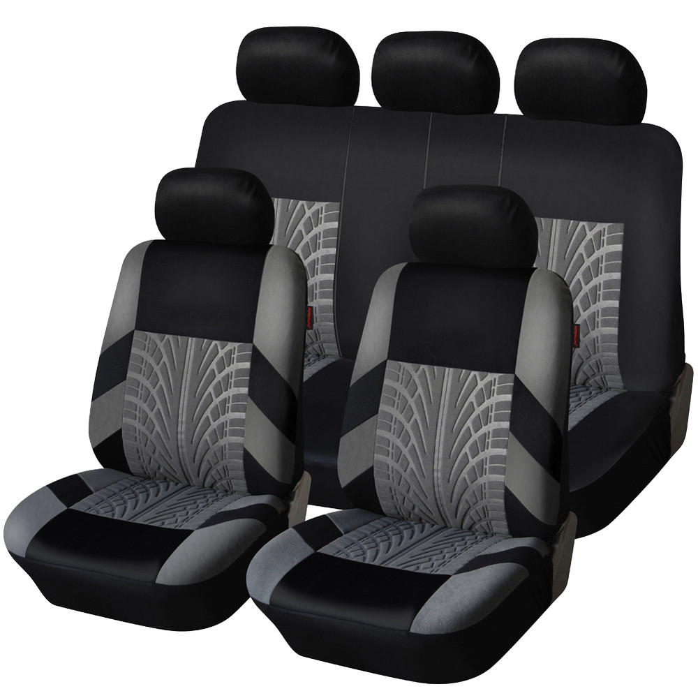 Universal Car Organizer Brand Embroidery Car Seat Covers Set Luxury Auto Interior Upgrade 3