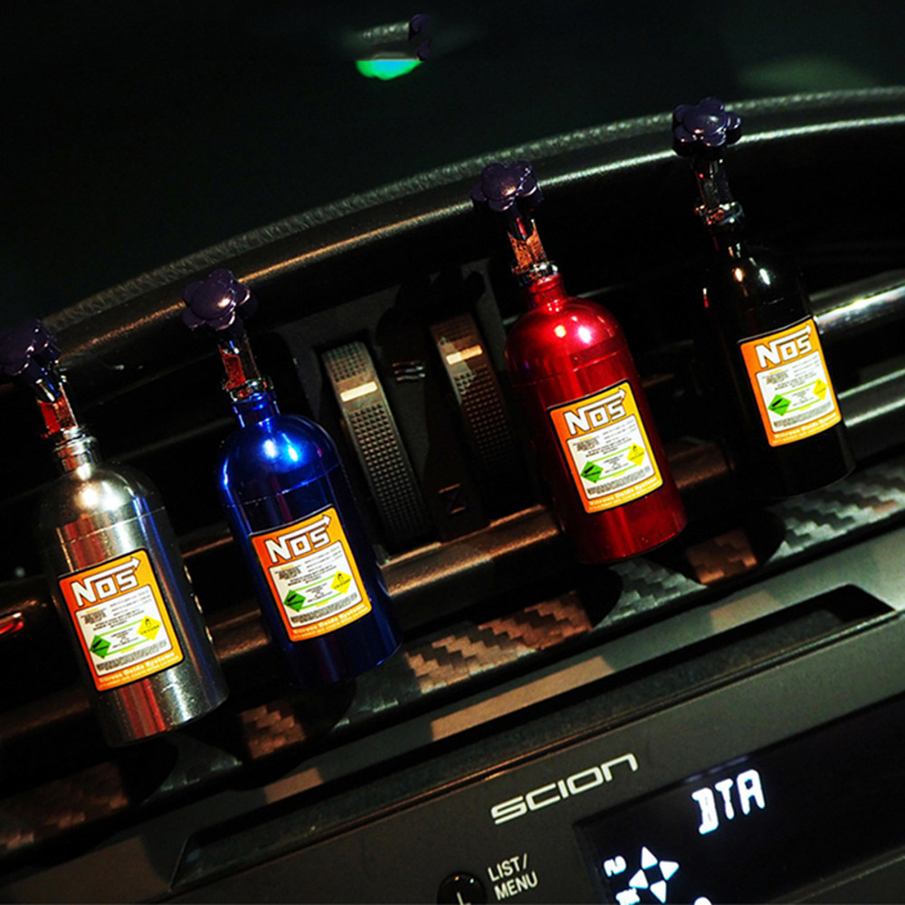 NOS Nitrogen Bottle Car Air Freshener Hot Sale Auto Aroma Outlet Perfume Aromatherapy Fragrance Acc 1